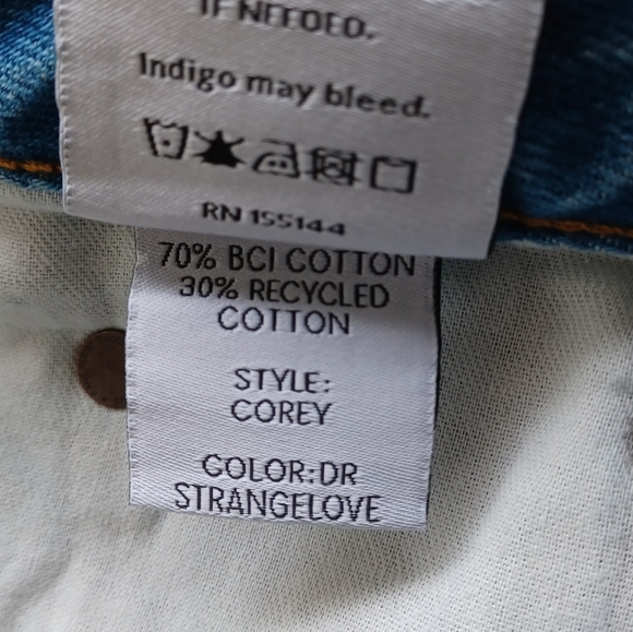 Free People Boyish by Her Corey Sz 28 Distressed Denim Skirt - Picture 12 of 15